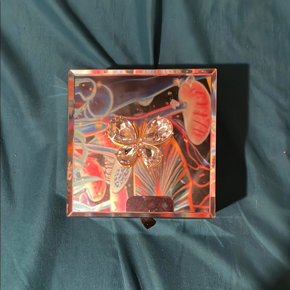 Crystal Butterfly Jewelry Box